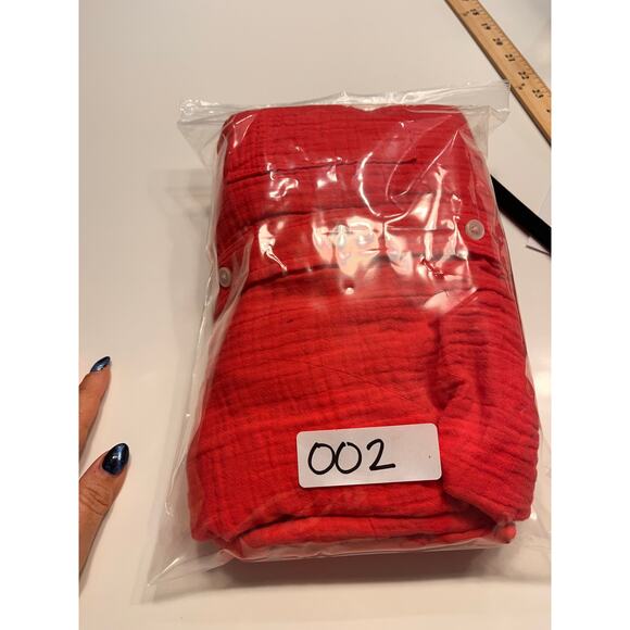 J. Crew Bright Pink Linen Long Sleeve Button-Up Shirt Size Small - Picture 6 of 6